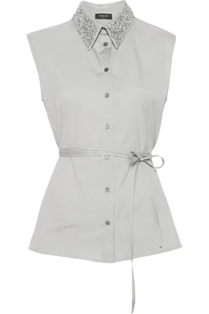 Fabiana Filippi Blusa con detalle de cuentas