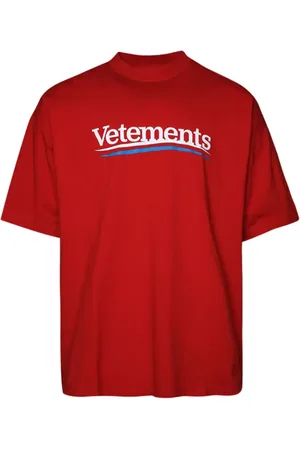 Vetements Camiseta Campaign con logo estampado