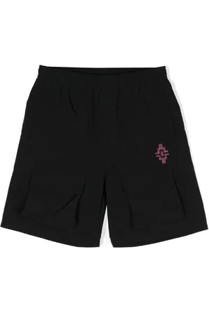 MARCELO BURLON Bermudas con logo bordado