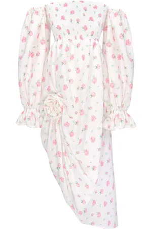 Sleeper Vestido Atlanta con rosa estampada