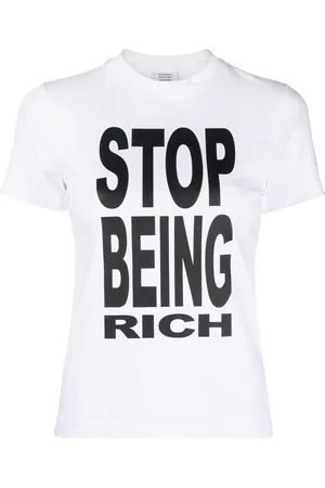 Vetements Camiseta con eslogan estampado