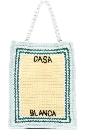 Casablanca Bolso shopper con logo bordado