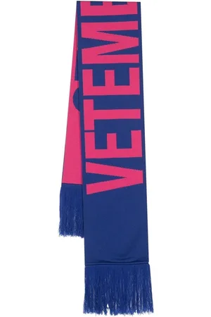 Vetements Bufanda logo en intarsia