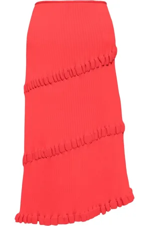 JNBY Falda midi asimétrica