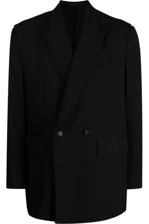 SONGZIO Blazer a capas con doble botonadura