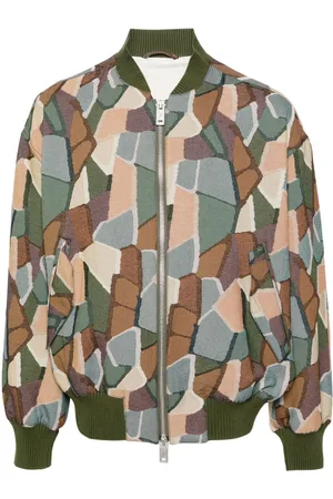 Emporio Armani Chaqueta bomber con motivo de mosaico