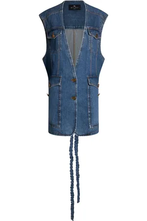 Etro Chaleco vaquero con cinturón