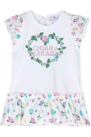 Chiara Ferragni Vestido con logo de strass