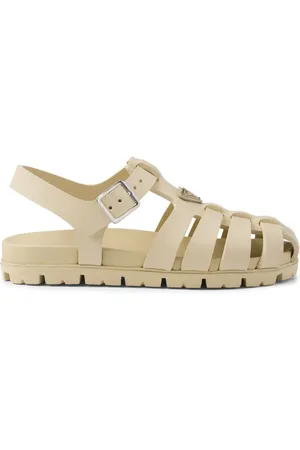 Prada Sandalias enrejadas con logo