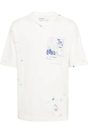 DOMREBEL Camiseta Scuff Door con estampado gráfico