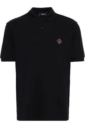 HERNO Polo con logo bordado