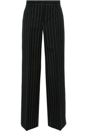 Dolce & Gabbana Pantalones rectos a rayas diplomáticas