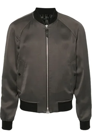 Tom Ford Chaqueta bómber con ribete de canalé