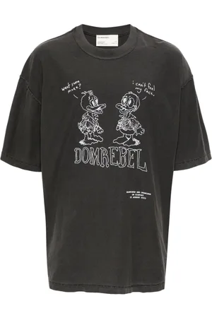 DOMREBEL Camiseta Comic Pals con estampado gráfico