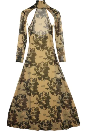 Rokh Vestido con estampado floral