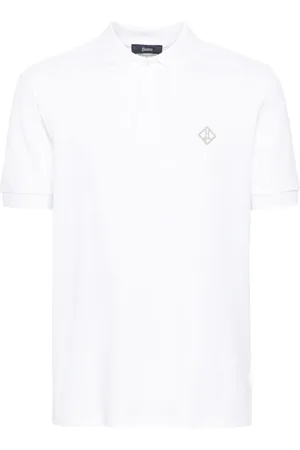 HERNO Polo con logo bordado