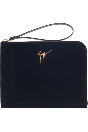 Giuseppe Zanotti Bolso de mano Fabian con placa del logo