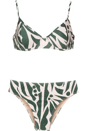 Lygia & Nanny Bikini Lilica con estampado abstracto