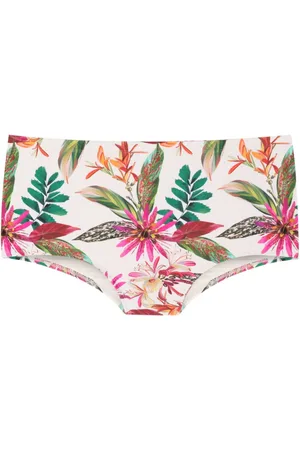 Lygia & Nanny Bañador Copacabana con estampado botánico