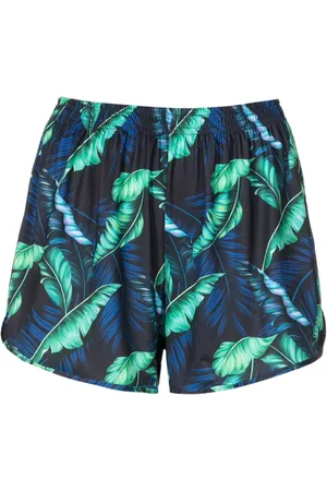 Lygia & Nanny Bermudas Lee con hojas estampadas