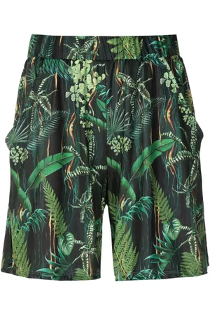 Lygia & Nanny Shorts Iara con hojas estampadas