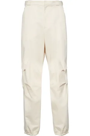 Prada Pantalones rectos con bajos elásticos