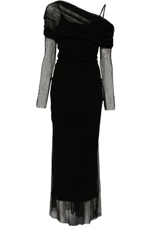 CHRISTOPHER ESBER Vestido midi con hombros descubiertos