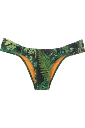 Lygia & Nanny Bragas de bikini Ritz con hojas estampadas