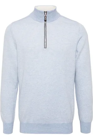 N.PEAL Jersey Carnaby con media cremallera