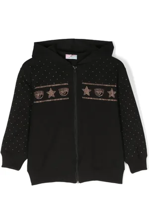 Chiara Ferragni Chaqueta con apliques y capucha
