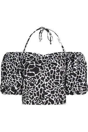 Karl Lagerfeld Blusa con hombros descubiertos