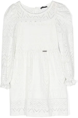 MONNALISA Vestido midi bordado
