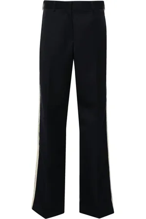 Palm Angels Pantalones rectos de talle alto