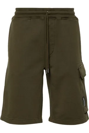 C.P. Company Pantalones cortos de chándal con detalle Lens