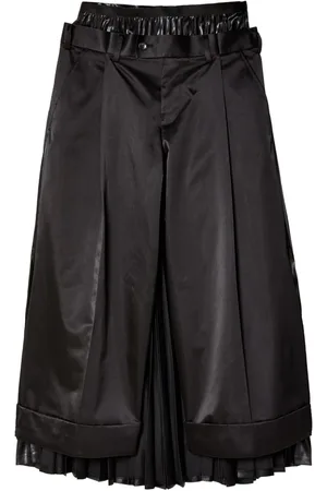 JUNYA WATANABE Pantalones capri plisados