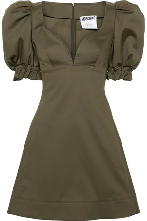 Moschino Vestido corto de manga farol