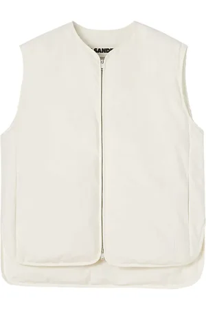 Jil Sander Chaleco acolchado con cremallera