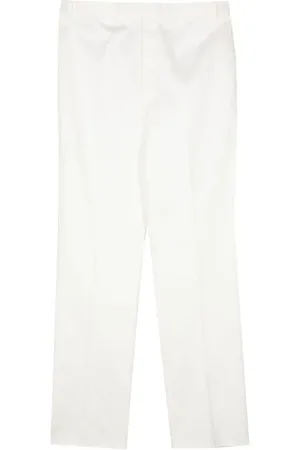Thom Browne Pantalones rectos de talle medio