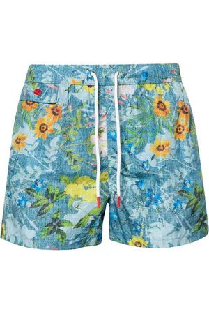 Kiton Bañador con estampado floral