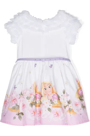 MONNALISA Vestido de fiesta con estampado Rapunzel