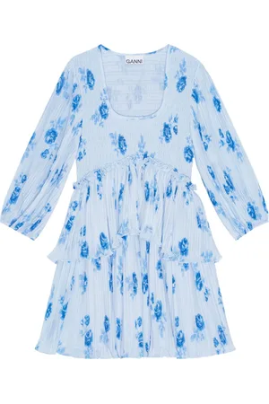 Ganni Vestido corto con estampado floral