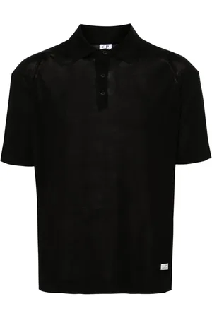 C.P. Company Polo de punto fino de manga corta