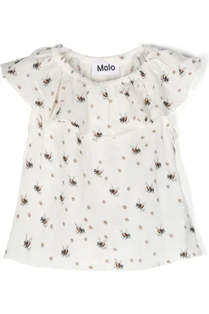 Molo Top sin mangas con abejas estampadas