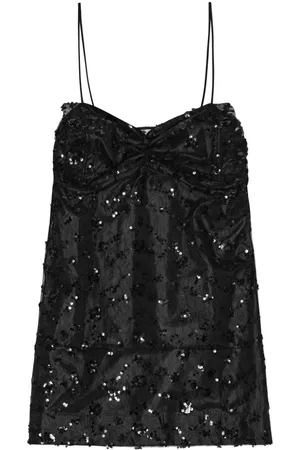 Ganni Vestido corto con lentejuelas