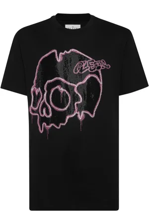 Philipp Plein Camiseta Dripping Skull