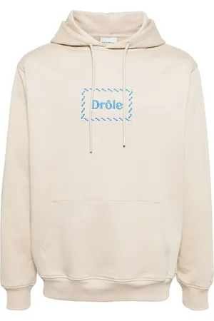 Drôle de Monsieur Sudadera con capucha y logo bordado