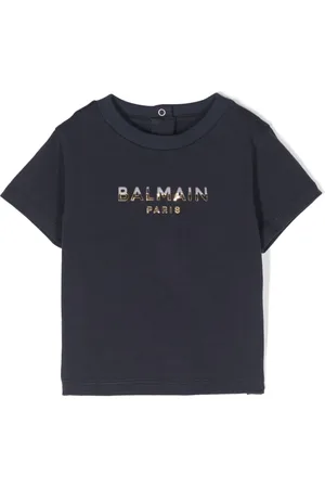 Balmain Camiseta con aplique del logo