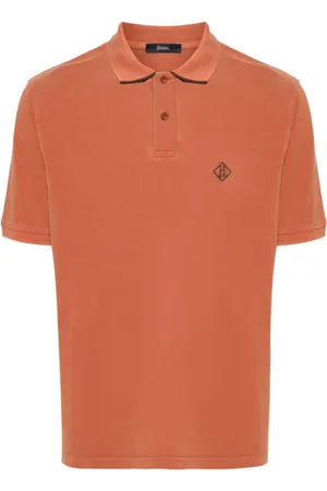 HERNO Polo con logo bordado