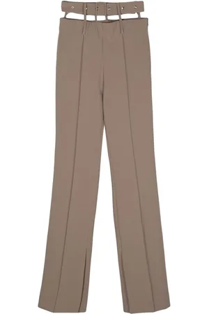 Rokh Pantalones rectos con cinturón