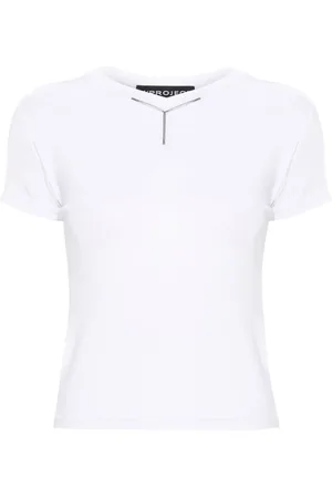 Y / PROJECT Camiseta con aplique del logo